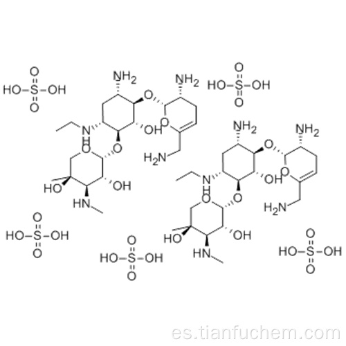 Sulfato de netilmicina CAS 56391-57-2